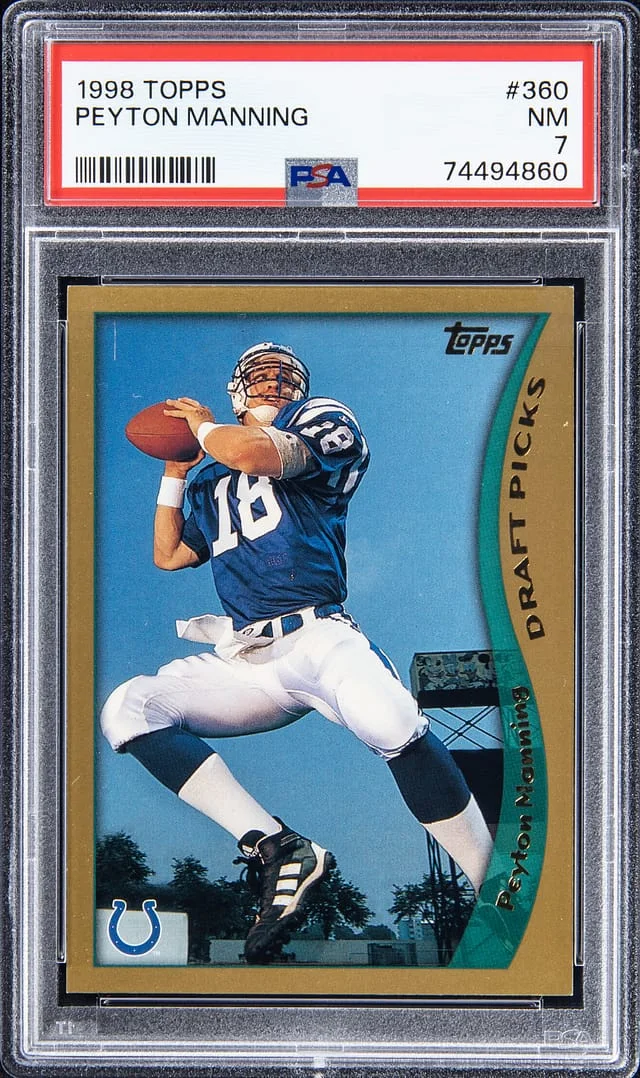 1998 Topps Peyton Manning #360 card image