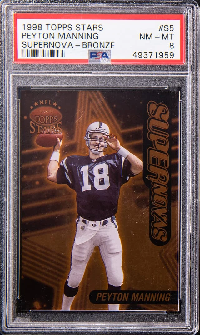 1998 Topps Peyton Manning Stars Supernova Bronze #S5 card image