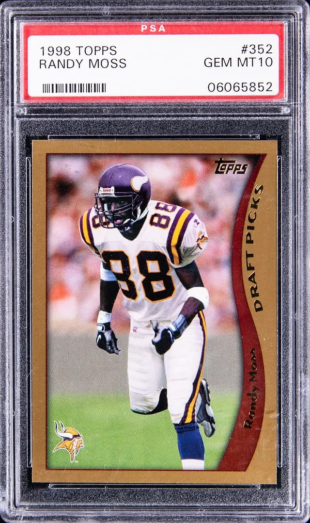 1998 Topps Randy Moss #352 card image