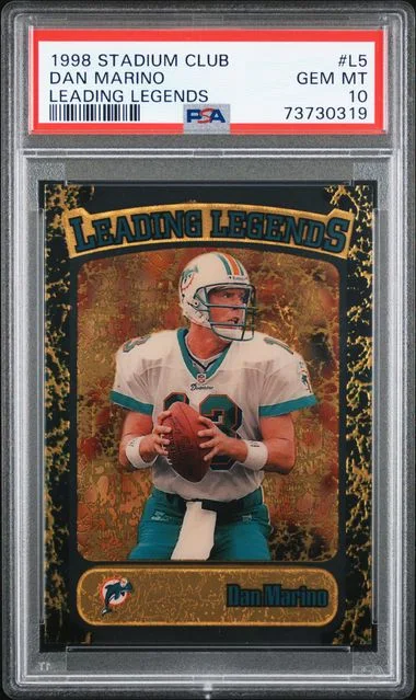 1998 Topps Stadium Club Dan Marino Leading Legends #L5 card image