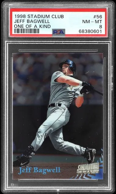 1998 Topps Stadium Club Jeff Bagwell One Of A Kind #56 card image