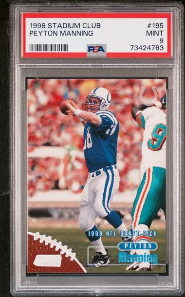1998 Topps Stadium Club Peyton Manning #195 card image