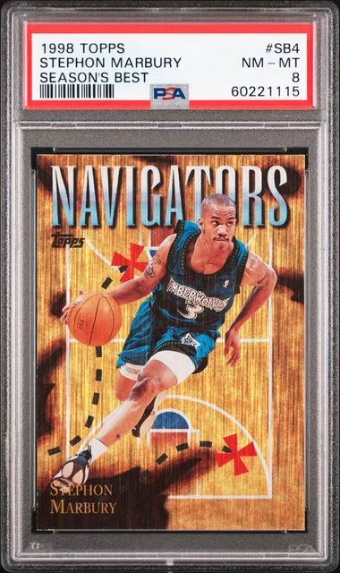 1998 Topps Stephon Marbury Season's Best #SB4 card image
