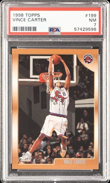 1998 Topps Vince Carter #199 card image