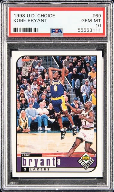 1998 UD Choice Kobe Bryant #69 card image