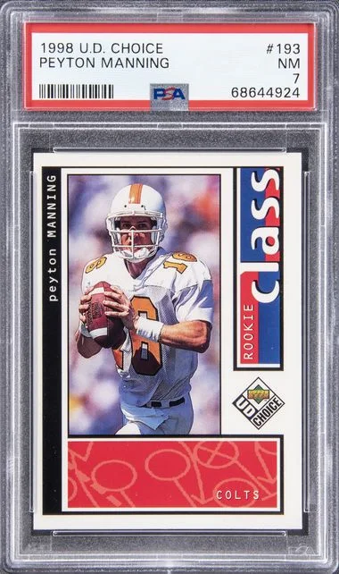 1998 UD Choice Peyton Manning #193 card image