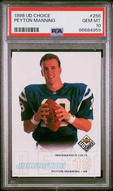 1998 UD Choice Peyton Manning #256 card image
