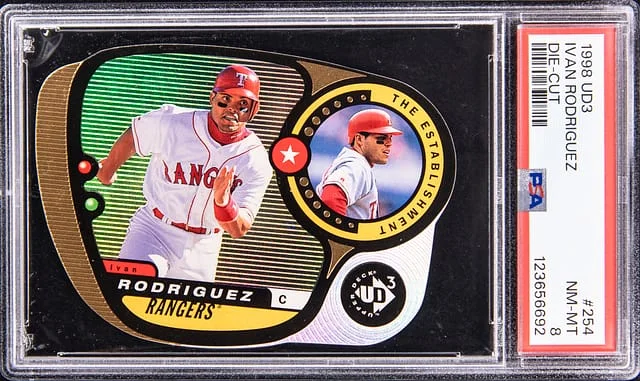 1998 UD3 Die Cut Ivan Rodriguez #254 card image