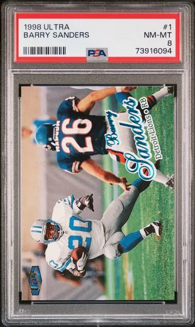 1998 Ultra Barry Sanders #1 card image