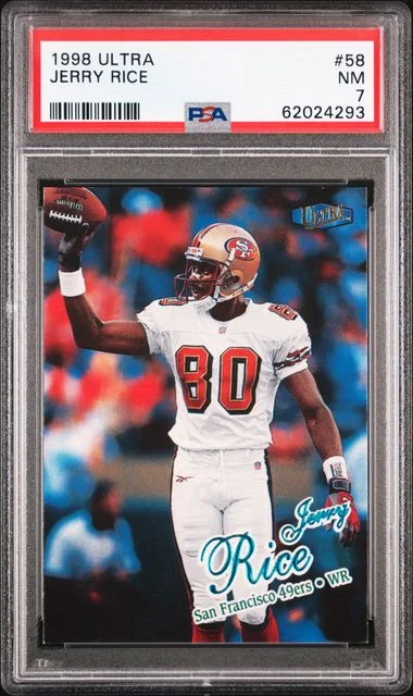 1998 Ultra Jerry Rice #58 card image