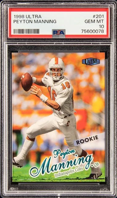 1998 Ultra Peyton Manning #201 card image