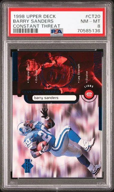 1998 Upper Deck Barry Sanders Constant Threat #CT20 card image