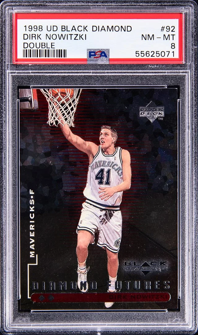 1998 Upper Deck Black Diamond Dirk Nowitzki Double #92 card image