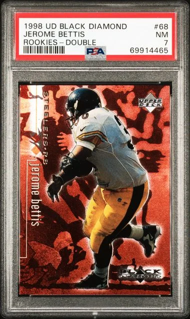 1998 Upper Deck Black Diamond Jerome Bettis Edition Double #68 card image