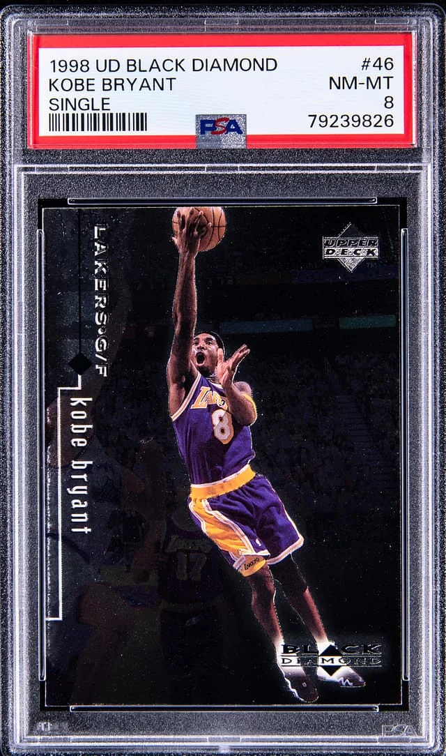 1998 Upper Deck Black Diamond Kobe Bryant Single #46 card image