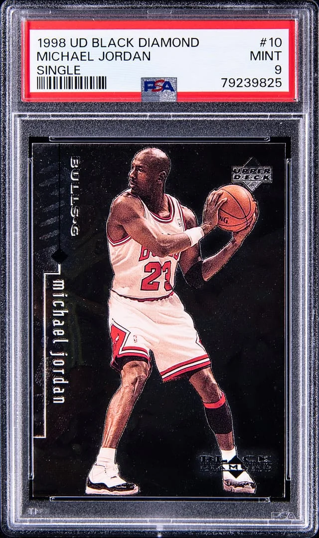 1998 Upper Deck Black Diamond Michael Jordan Single #10 card image