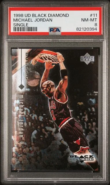 1998 Upper Deck Black Diamond Michael Jordan Single #11 card image