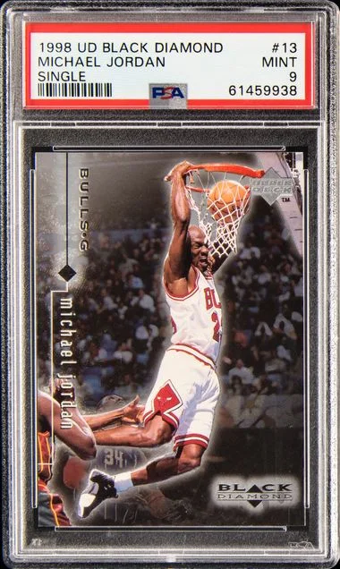 1998 Upper Deck Black Diamond Michael Jordan Single #13 card image