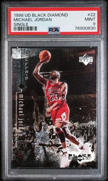 1998 Upper Deck Black Diamond Michael Jordan Single #22 card image