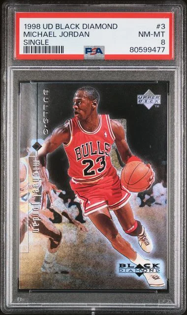 1998 Upper Deck Black Diamond Michael Jordan Single #3 card image
