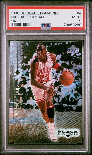 1998 Upper Deck Black Diamond Michael Jordan Single #4 card image