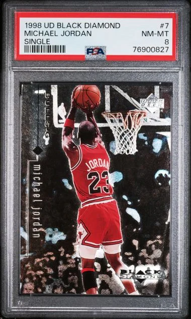 1998 Upper Deck Black Diamond Michael Jordan Single #7 card image
