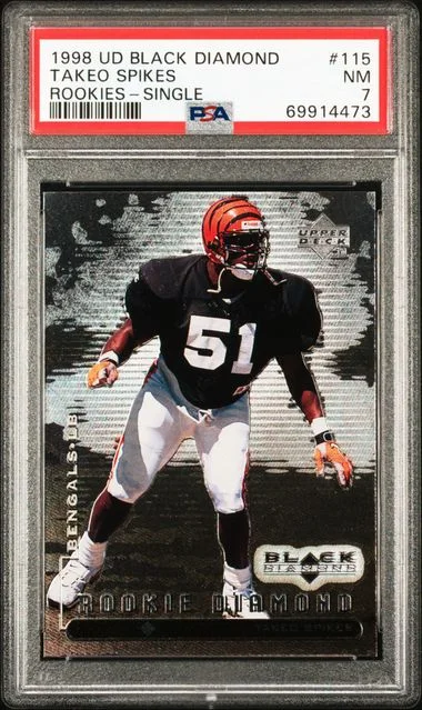 1998 Upper Deck Black Diamond Takeo Spikes Edition Single #115 card image