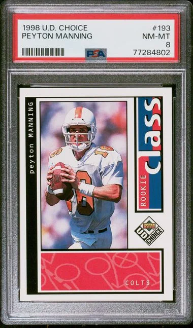 1998 Upper Deck Choice Peyton Manning #193 card image