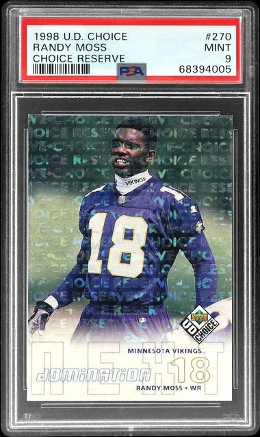 1998 Upper Deck Choice Randy Moss Reserve #270 card image