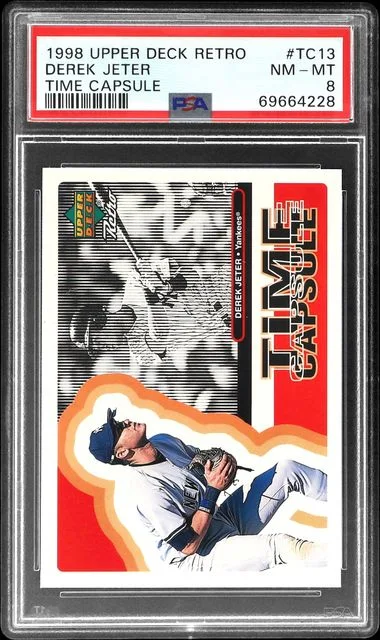 1998 Upper Deck Derek Jeter Retro Time Capsule #TC13 card image