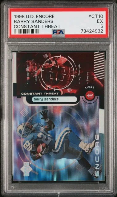 1998 Upper Deck Encore Barry Sanders Constant Threat Constant Threat #Ct10 card image