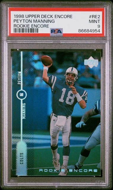 1998 Upper Deck Encore Peyton Manning Encore #RE2 card image