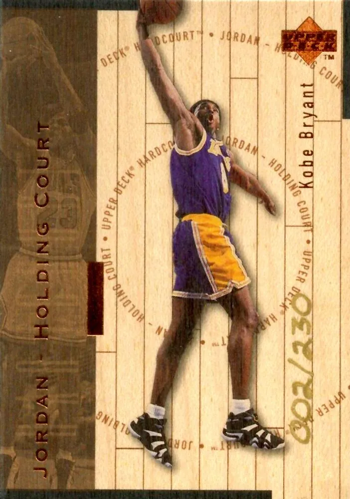 1998 Upper Deck Hardcourt Michael Jordan Jordan Holding Court Bronze #J13 card image