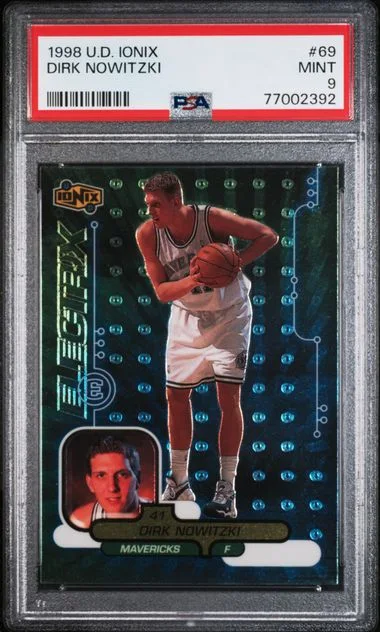 1998 Upper Deck Ionix Dirk Nowitzki #69 card image