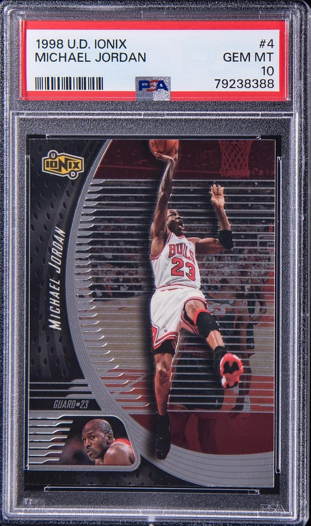1998 Upper Deck Ionix Michael Jordan #4 card image
