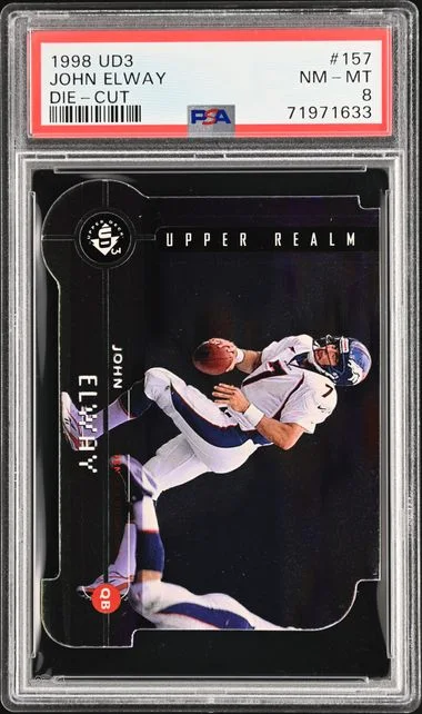 1998 Upper Deck John Elway UD3 Die-Cut #157 card image