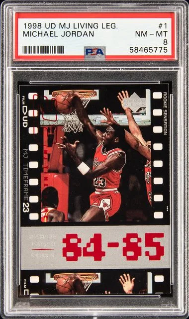 1998 Upper Deck Michael Jordan MJ Living Legend #1 card image