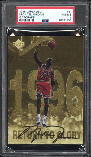 1998 Upper Deck Michael Jordan Gatorade Gatorade #11 card image