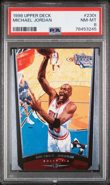 1998 Upper Deck Michael Jordan #230T card image