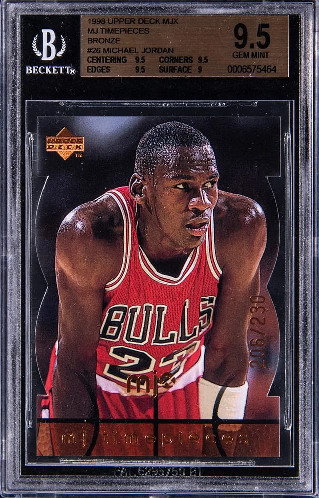 1998 Upper Deck Michael Jordan MJX Timepieces Bronze #26 card image