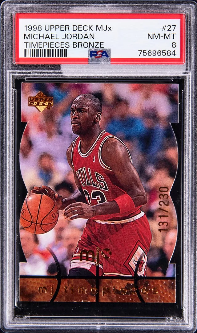 1998 Upper Deck Michael Jordan MJx Timepieces Bronze #27 card image
