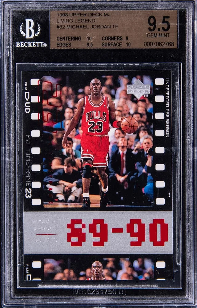 1998 Upper Deck Michael Jordan Living Legend #32 card image