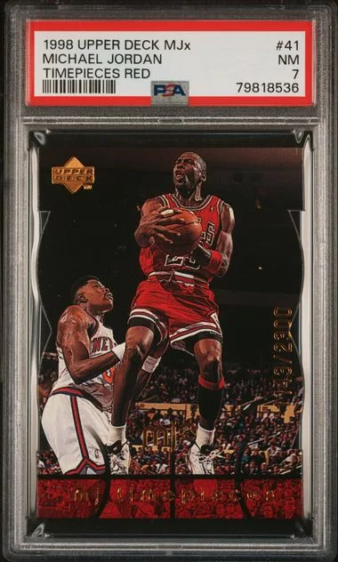 1998 Upper Deck Michael Jordan MJx Timepieces Red #41 card image