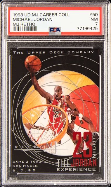 1998 Upper Deck Michael Jordan MJ Career Collection MJ Retro #50 card image
