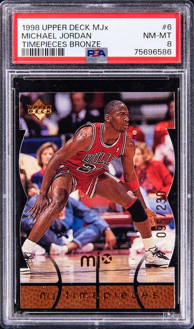 1998 Upper Deck Michael Jordan MJx Timepieces Bronze #6 card image