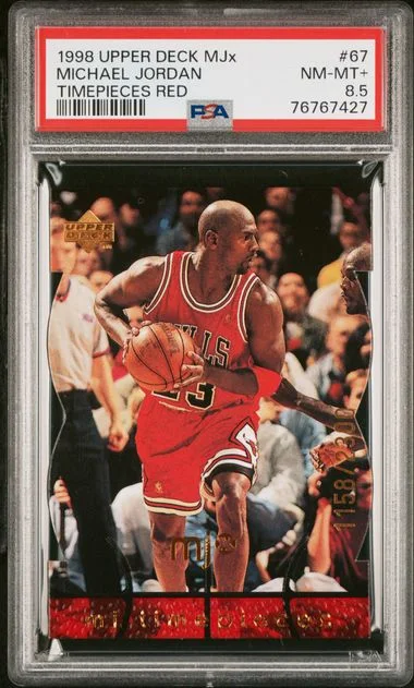 1998 Upper Deck Michael Jordan MJx Timepieces Red #67 card image