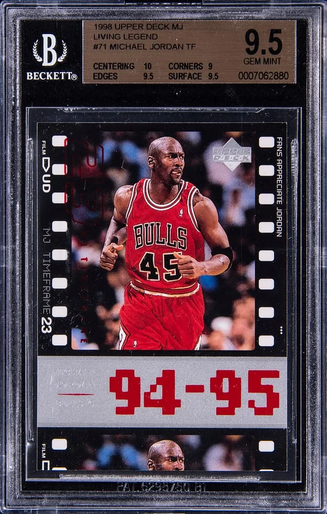 1998 Upper Deck Michael Jordan Living Legend #71 card image