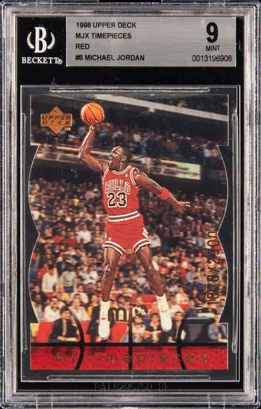 1998 Upper Deck Michael Jordan MJx Timepiece Red #8 card image