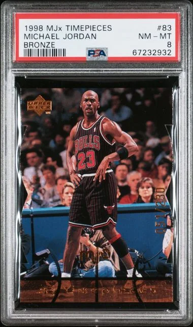 1998 Upper Deck Michael Jordan MJx Timepieces Bronze #83 card image