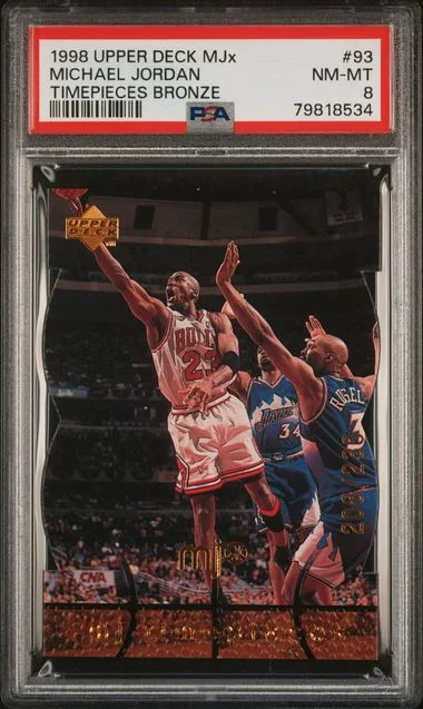 1998 Upper Deck Michael Jordan MJx Timepieces Bronze #93 card image